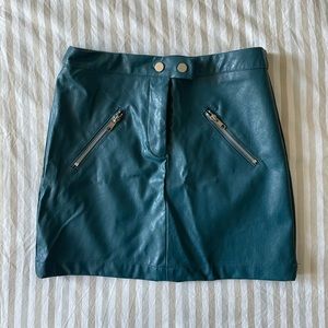 Blue mini skirt tube